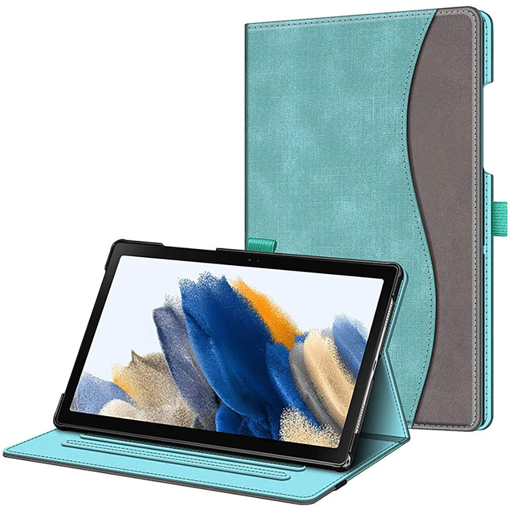Laudtec Pbk248 Leather Tablet Case Multi-Angle Holder Simple Business Anti Scratch Fall Cover Luxury for Samsung Tab A9 Plus