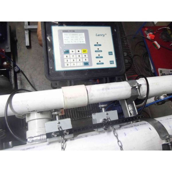 4-20mA RS485 Modbus Handheld Ultrasonic Flow Meter Bi Directional