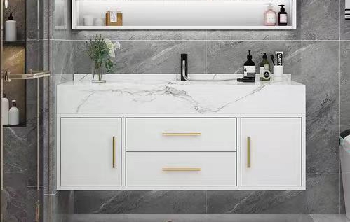 Efficiently Organize Your Bathroom with Our Customizable Modern Floating Vanity Cabinet
