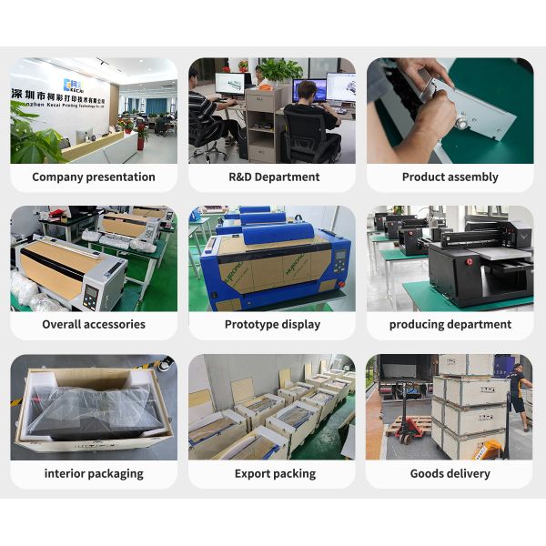 KECAI Multifunctional 5060 UV Flatbed Printer for Ultra Precise UV Printing Vivid Colors on Different Substrates