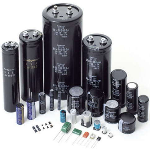Compact Polarised Electrolytic Capacitor , 10mm Terminal Pitch Solid Aluminium