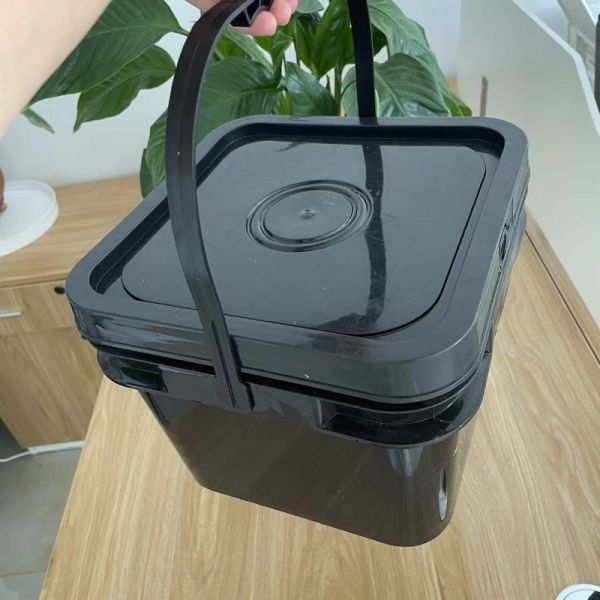 Polypropylene Bucket 200ml-25L Square Plastic Container With Handle for Benefit