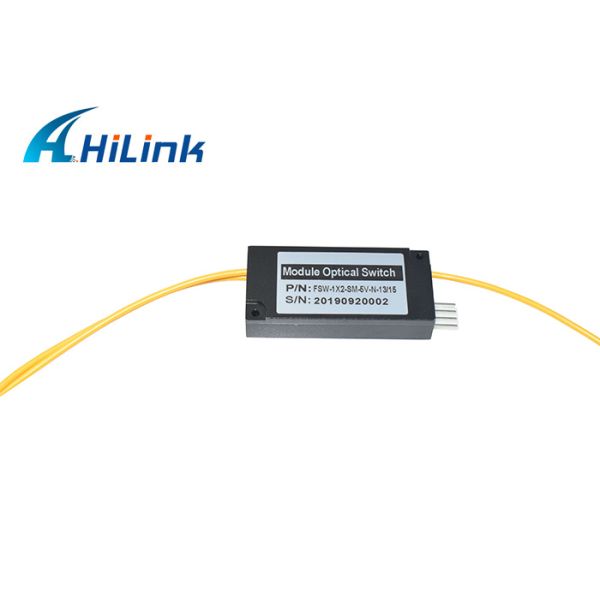 Non Latching 500MW 1550nm 2x2 Bypass Fiber Optic Switch
