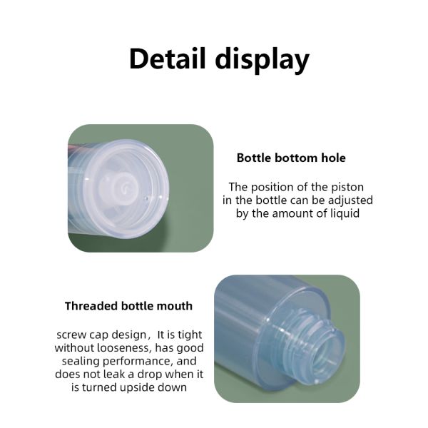 30ml 50ml Replacement PET airless bottle