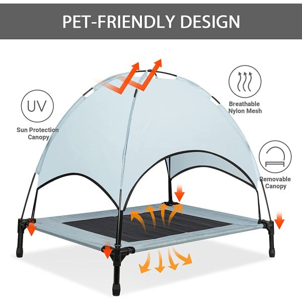 Cooling Raised Pet Cot for Dogs and Cats