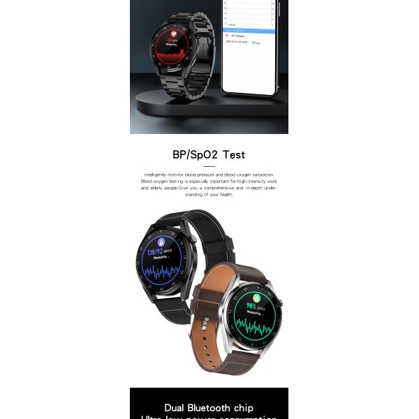 E20 IP67 Waterproof Wireless Call Smartwatch 4.2BLE ROHS Drop Shipping