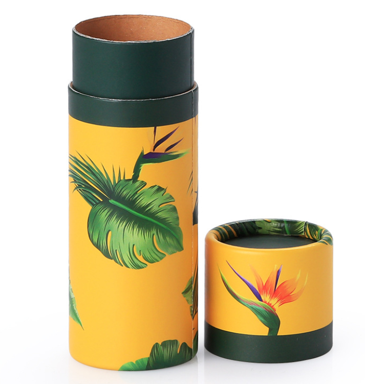 Custom Height 120mm Kraft Paper Push Up Tube Packaging
