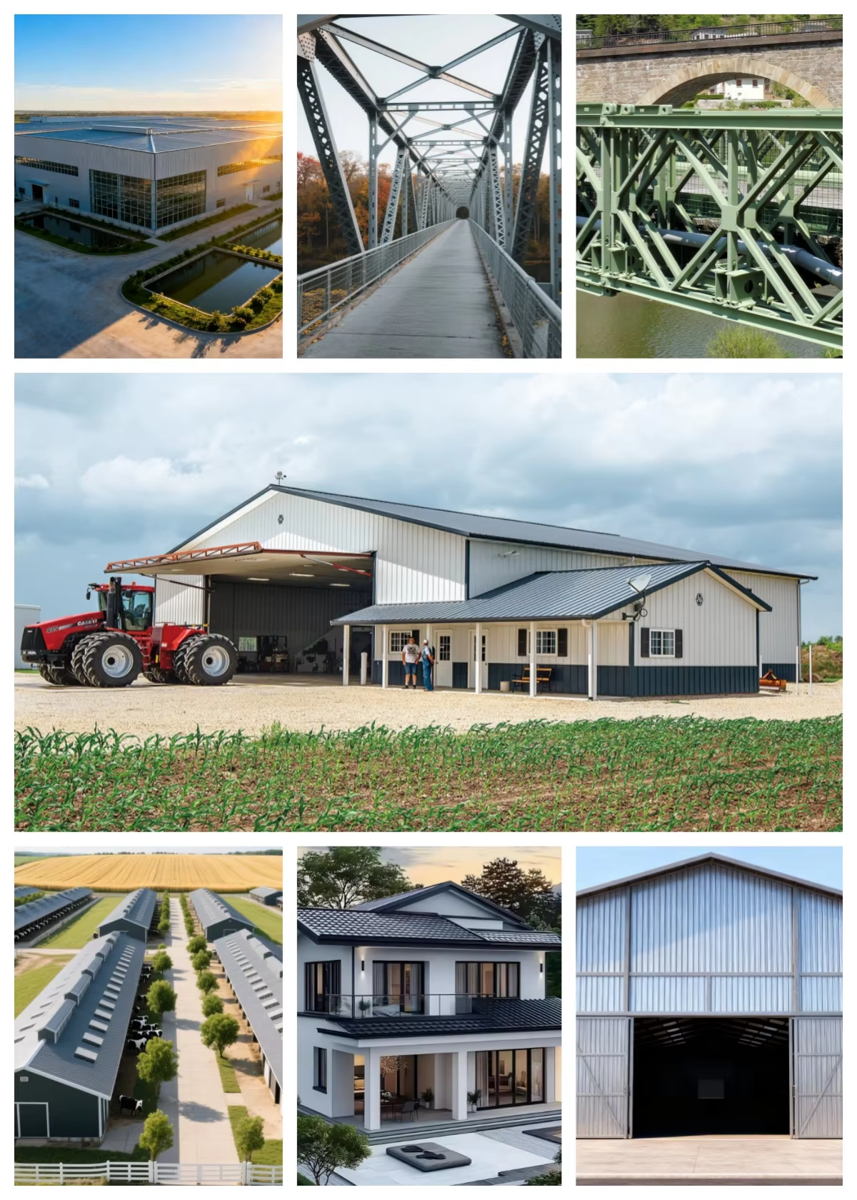 High Strength Prefabricated Steel Structure Warehouse Panels For Logistics Warehouse Building