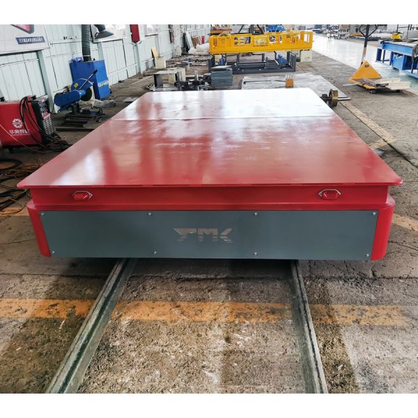 Heavy Load 10 Tons Battery Powered Rail Transfer Trolley With Remote Control