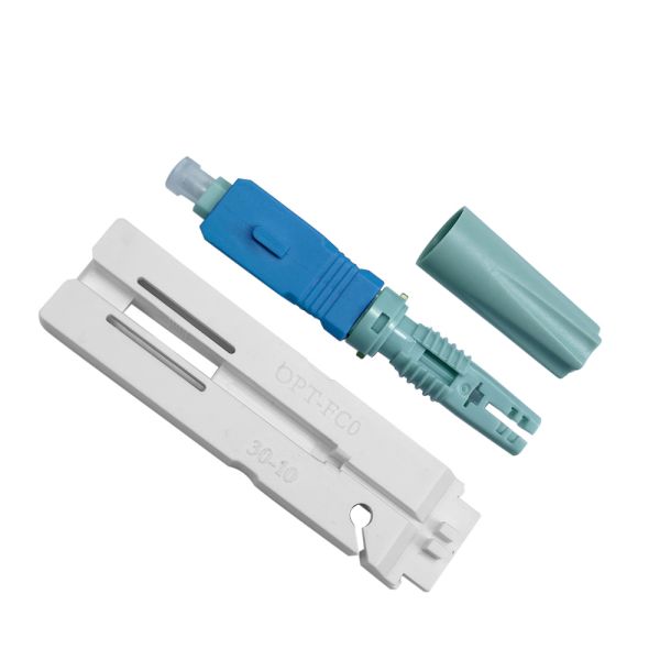 Spiral Types FTTH Pre Embedded Fiber Optic Fast Connector Assembly On Site