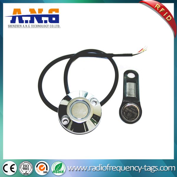 Durable Ibutton Key Reader For Access Control / Hotel,Stainless Steel Material