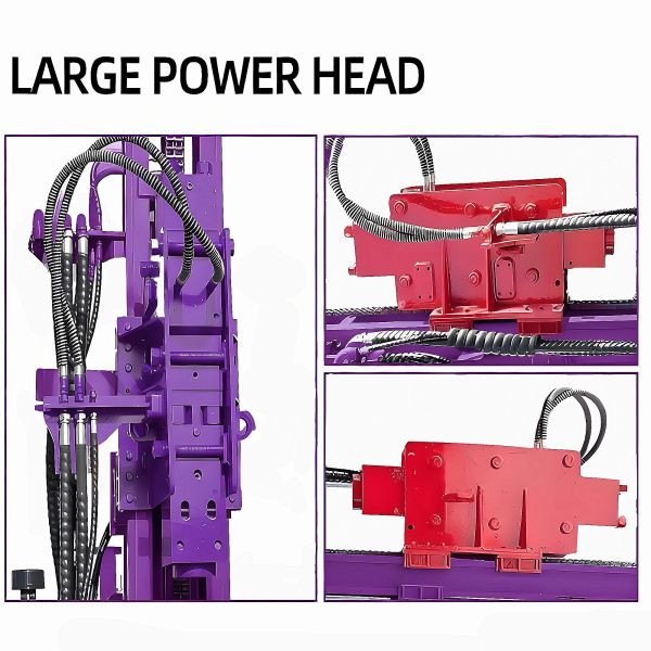 Hydraulic Pile Driver Machine Precise Depth Building Foundation Pile Drilling Rig Anchor Crawler Pile Driver