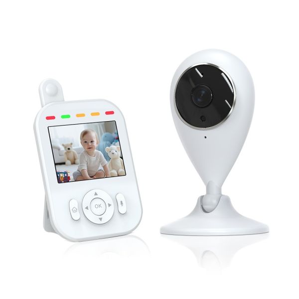 Wireless Video Baby Crying Monitor Night Vision 2.8 Inch LCD Split Screen Baby Monitor