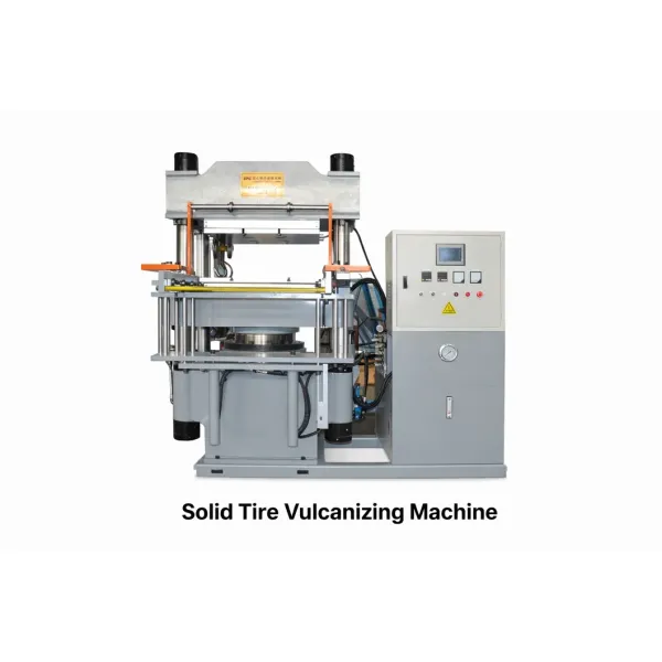 Automatic PLC Control Solid Tire Vulcanizing Press / Hydraulic Solid Tire Curing Machine for Forklift / OTR Tires