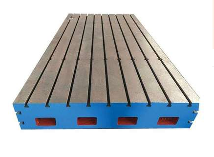 Machining Operation T Slots HB160 Cast Iron Surface Table With Groove