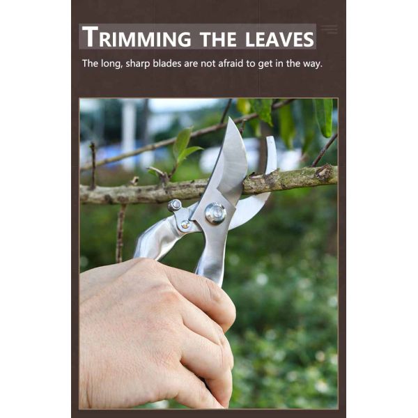 Elbow Shape Bypass Pruning Shear Pruner With Precision Blade For Gardening Trimming Plant Tree Flower