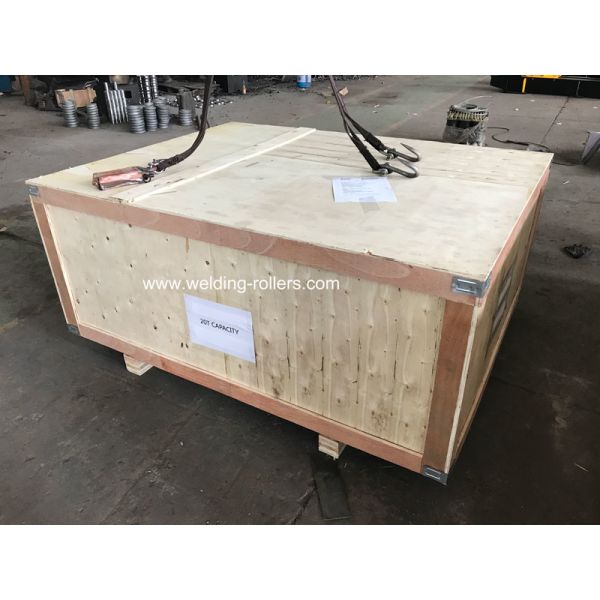 20 Ton Conventional Pipe Welding Rollers Stands Bolt Adjustment For Wind Tower