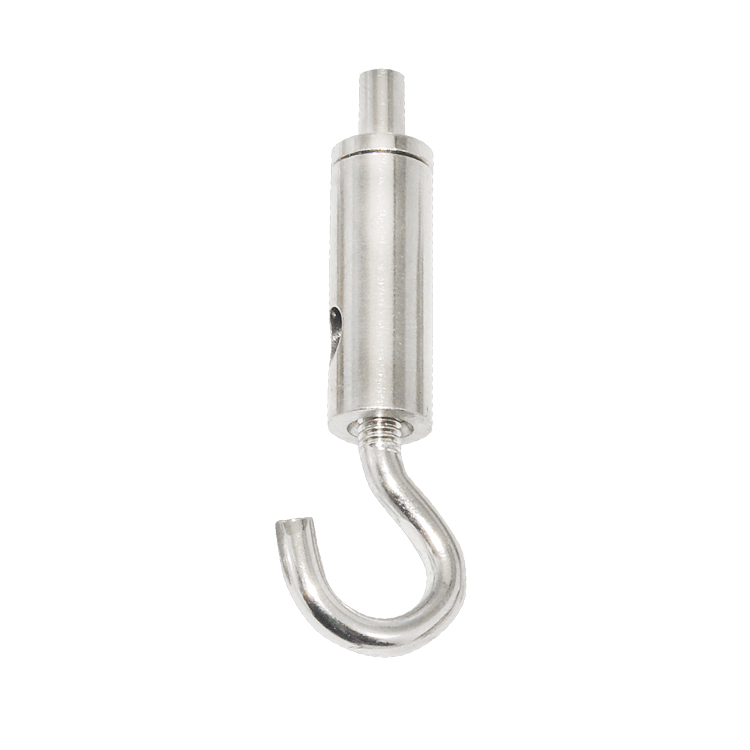 Adjustable Hanging Light Ceiling Cable Clamp Cable Gripper with Spring Hook