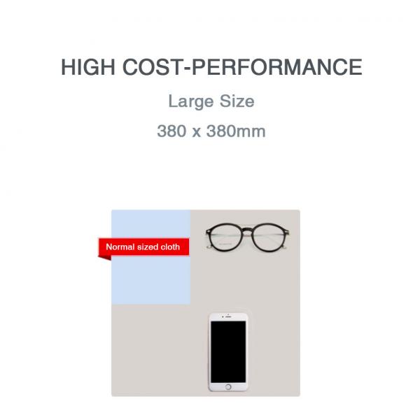 Soft Microfiber Cloth for Cleaning Lens, Glasses, Phone Screen and Spectacles; Suede Fabric Lens Cleaning Cloth