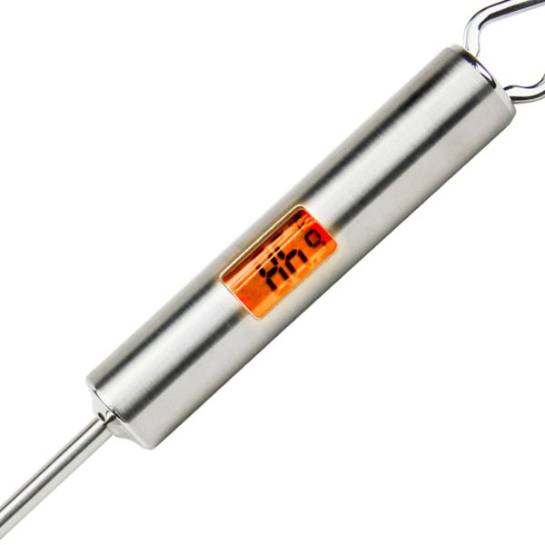LCD Display Hand Held Instant Read Digital Thermometer Silver Color ISO9001
