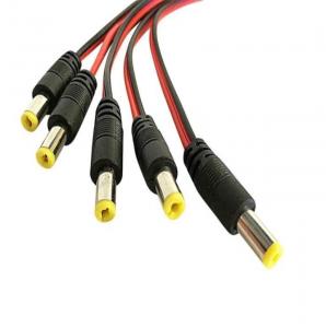 China ODM OEM Power Cord Cable 5521 5525 Male-Female DC Plug Waterproof Plug Wiring Assembly on sale