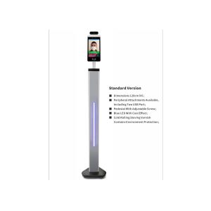 Capacitive Touch 200W Pixels Face Recognition access control system Temperature