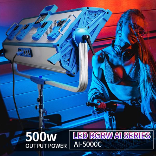 3200K Photo Video Studio Light Kit 50000lm LED Panel Light Remote Control Ultra Thin