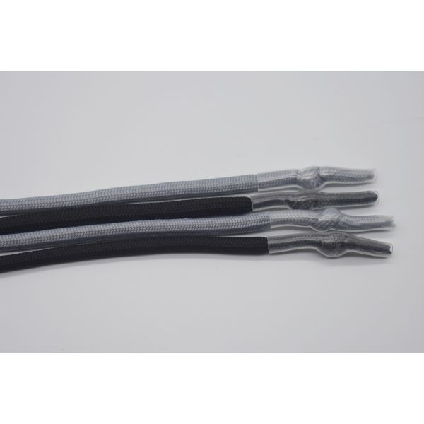 Custom Polyester Hoodie Laces Drawcord String With Round Clear Aglet Tips