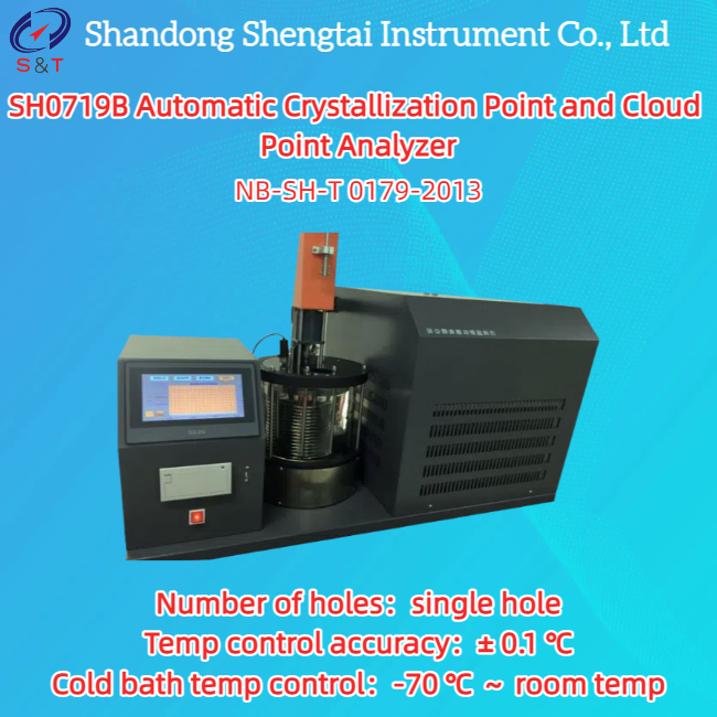 Automatic Crystallization Point Cloud Point Analyzer for Diesel Fuel Testing