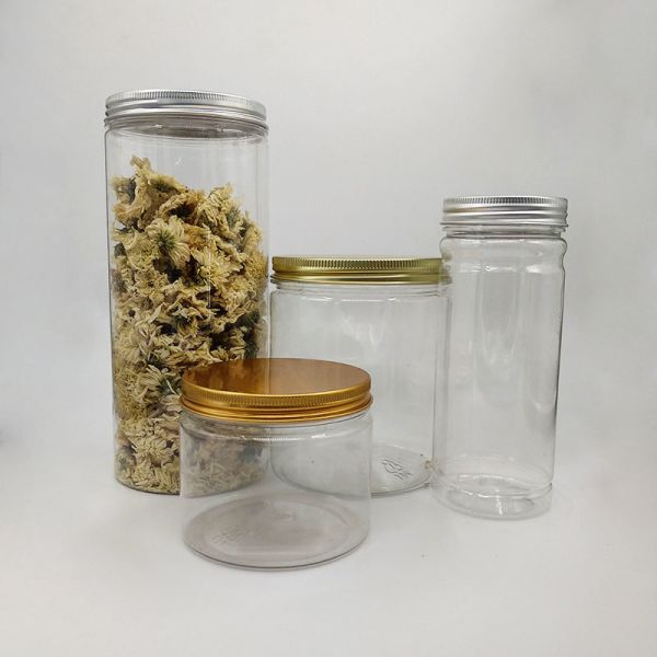 Customized Plastic Jar Containers / Plastic Containers Jars With Pressure Sensitive Sealing