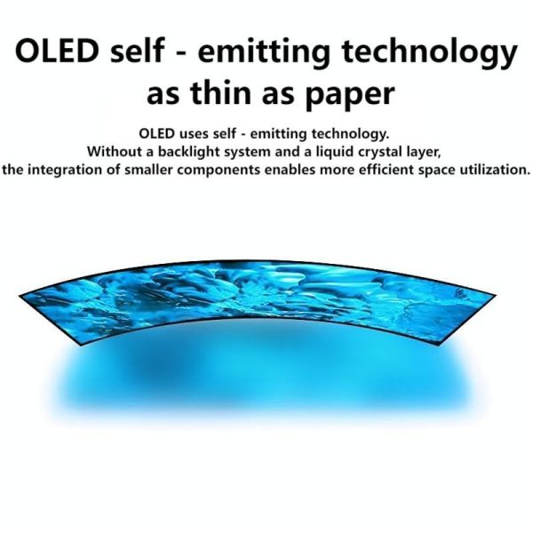 Large Size Flexible Oled Display Module 3840*2160 77 Inch Self Emission