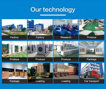220 Volt Ground Source Heat Pump Water Source Three - Effect Machine Hot Water And Ground Heating Are Integrated