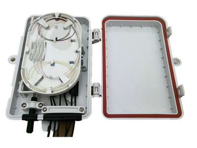 Anti UV 4 Port SC ABS FTTH Fiber Optic Terminal Box