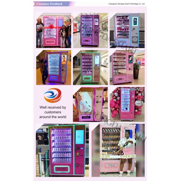 Interactive Wall Mount Touch Screen Smart Hotel Vending Machine Cashless Payment System Coin Credit Card Token QR Code SDK