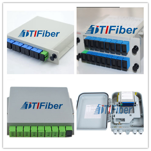 16 Port Optical Splitter Outdoor Distribution Box Wall And Pole Mounted Use