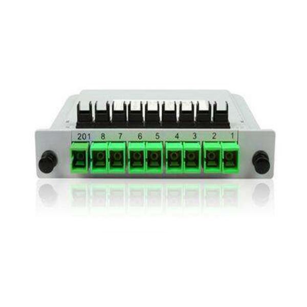 1*8 SC APC Cassette Fiber Optic Splitter