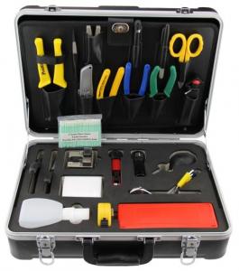 Quality Portable Hand Deluxe Fiber Optic Tool Kits Rugged Field Case ROHS Approved for sale