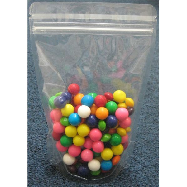 Walnut / Snack / Rice Plastic Pouch Packaging Tranaparent With Zipper