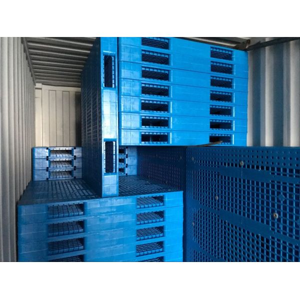 Reversible Double Face Flat Stacking Plastic Pallet Large Size Dynamic Load 1000kg