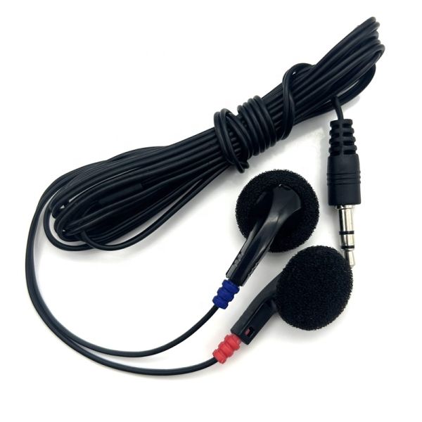 Customized Cord Length In-Ear Wired Disposable Earphone for Various Model Aviation Headset