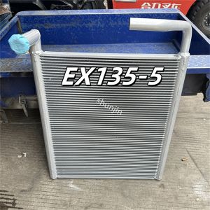 China Direct Injection Hitachi EX135-5 Excavator Oil Cooler Construction Machinery Parts on sale