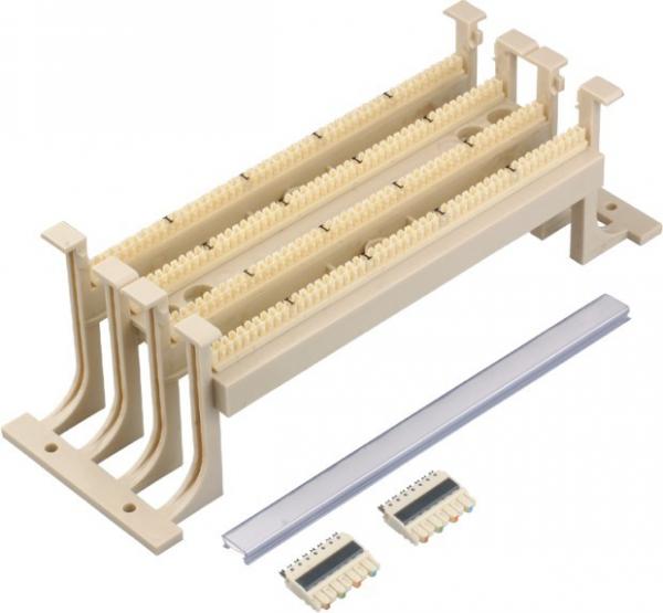 Buy Cat5E 110 Punch Down Block Wiring Block Wall Mount With Legs , Ivory Color YH5031 at wholesale prices