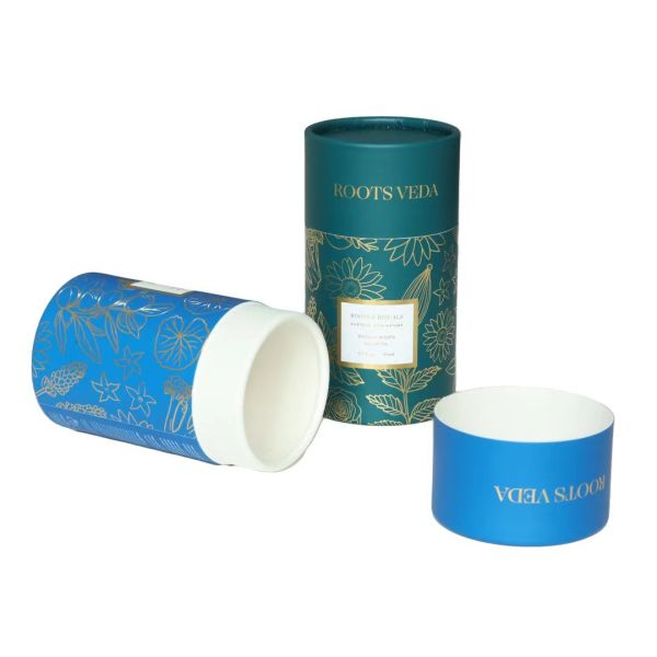 Eco Friendly Essential Oil Paper Tube Packaging Customized Logo Accepted
