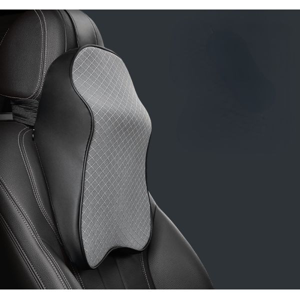 Comfortable Memory Foam Back Car Pillow with Customized Design Printing