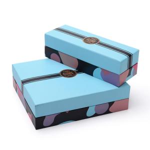 Quality Cardboard Candy Gift Printed Paper Box With Lid Base Blister Display Custom Logo for sale