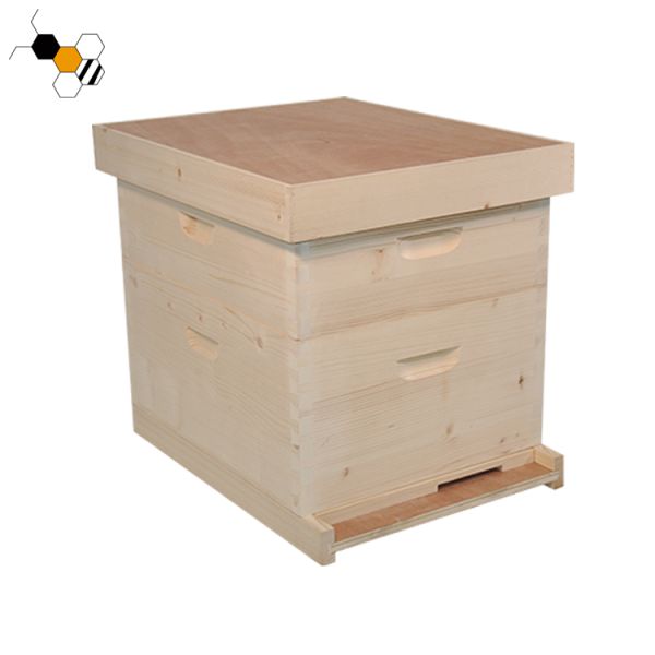 Bee Farm Langstroth Two Layers Wooden Beehives 20mm