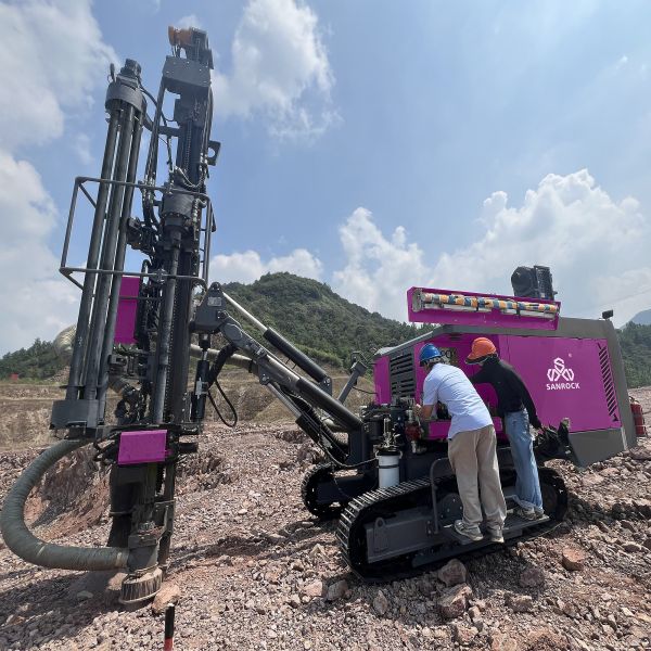 Hydraulic DTH Drilling Rig Crawler Integrated Drilling Equipment Diesel Mining DTH Drill Machine