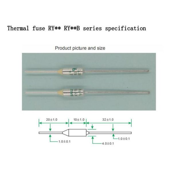 5A 10A 250V Thermal Cutoff Fuses