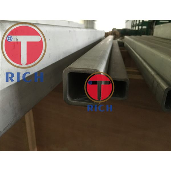 Seamless Welded Special Steel Pipe Rectangular Shape Stainless 304 316 Material