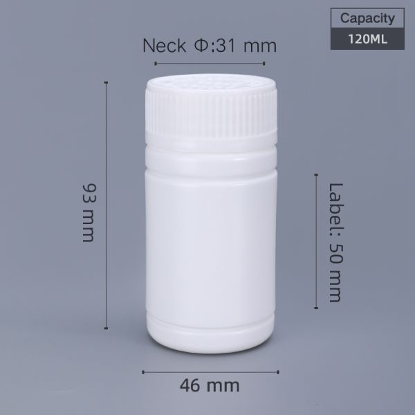 Injection Plastic 100ml 3.5oz Custom HDPE Liquid Container for Pharmaceutical Pill Bottle